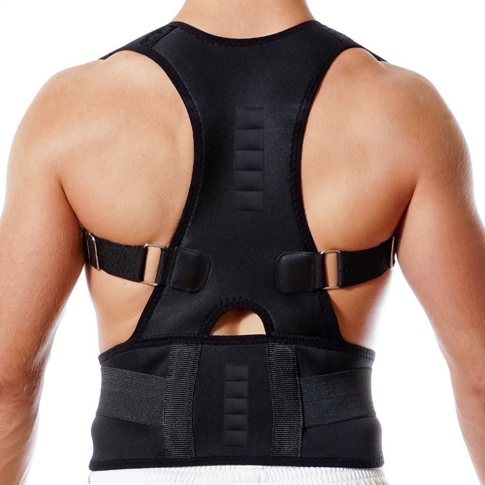 Posture Corrector Back Brace - Penyangga Postur Magnetik untuk Dewasa, Sabuk