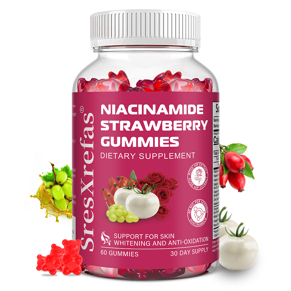 Health Wellness Gummies - Permen Jeli Niacinamide (Vitamin B3), Mendukung