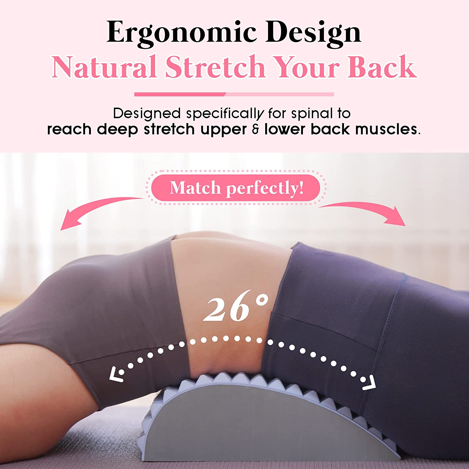 Posture Corrector Back Brace - Alat Peregang Punggung untuk Meredakan Nyeri