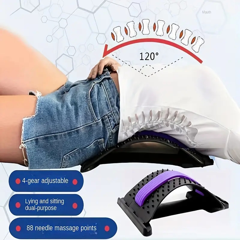 Posture Corrector Back Brace - Alat Peregangan Punggung Magnetik untuk Relaksasi