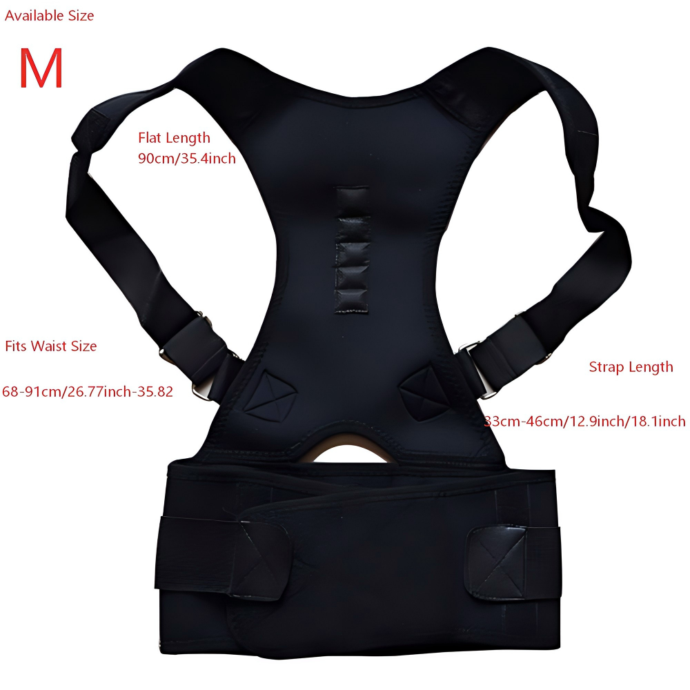Penyangga Postur Magnetik untu - Posture Corrector Back Brace ulasan dan harga