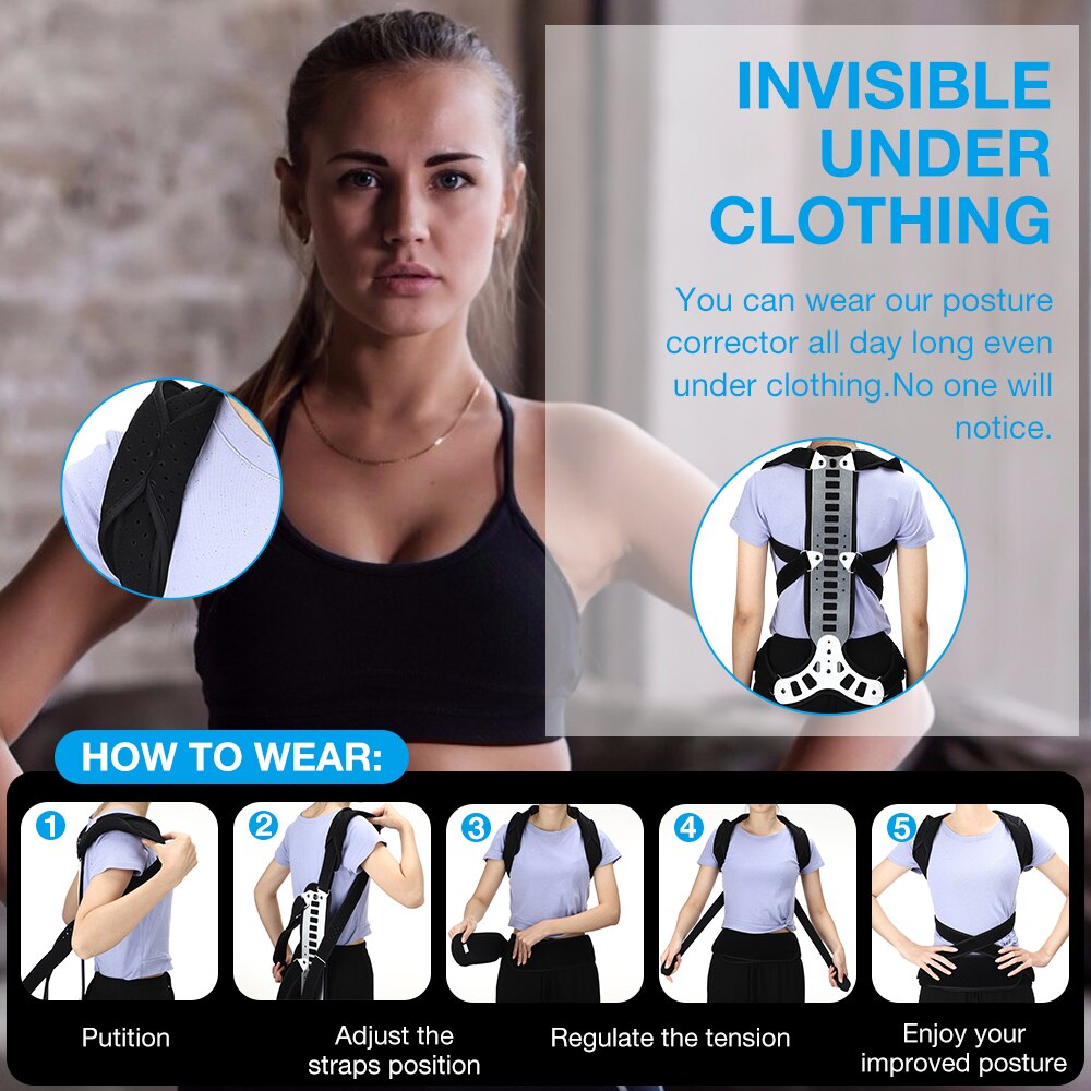 Penyangga Postur Tulang Belaka - Posture Corrector Back Brace ulasan dan harga