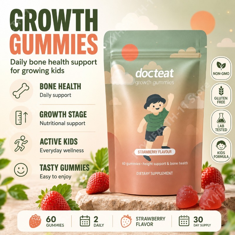 Suplemen Vitamin D3 K2 Kalsium - Health Wellness Gummies ulasan dan harga