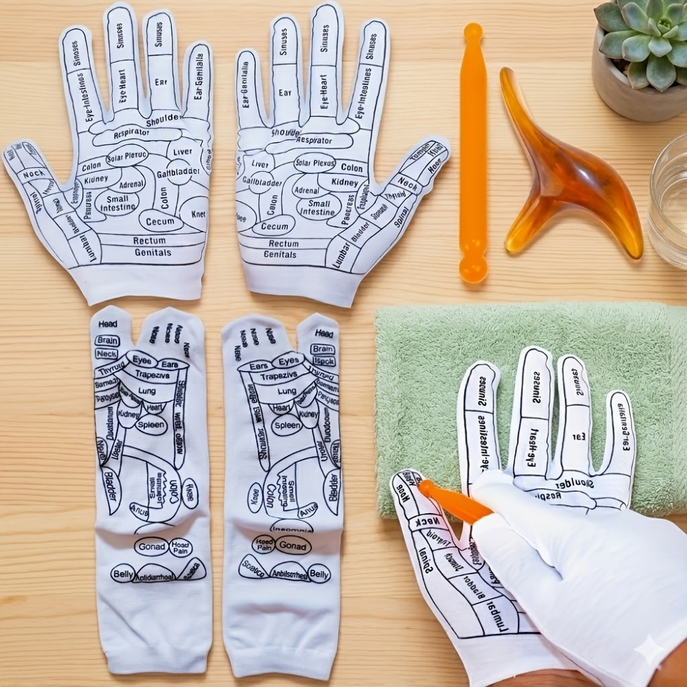 Sarung Tangan Akupresur, Bagan - Health Wellness Kit ulasan dan harga