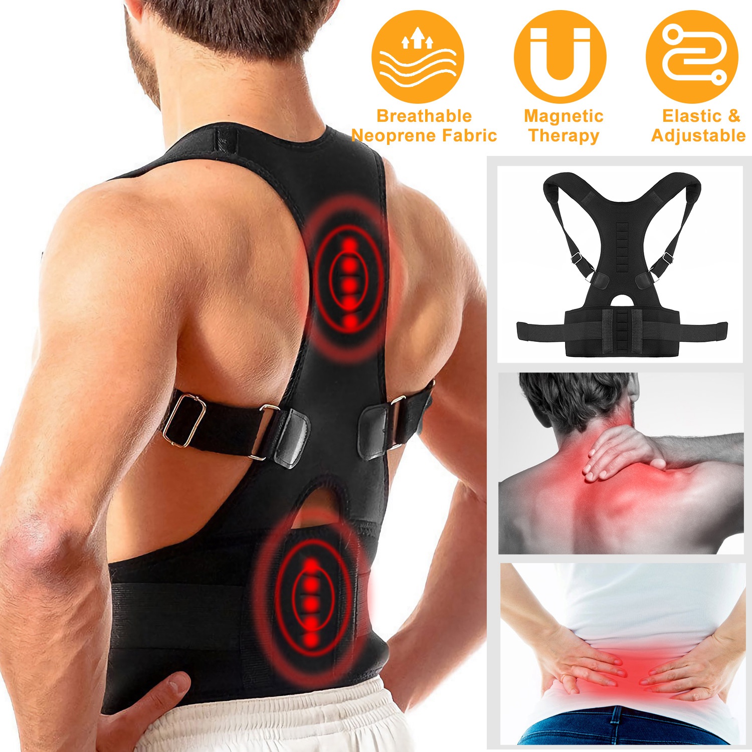 Korset Penyangga Punggung Penu - Posture Corrector Back Brace ulasan dan harga